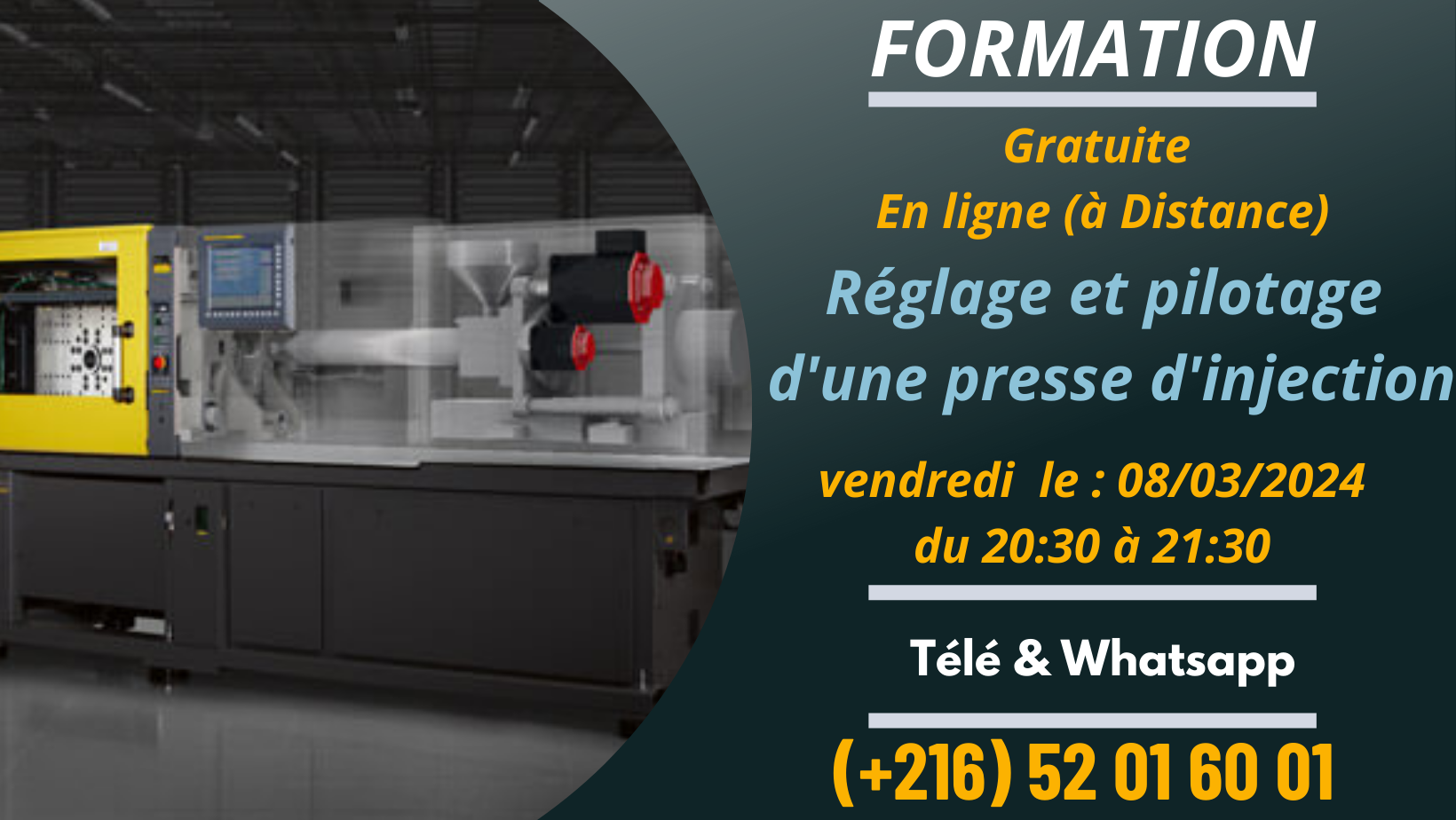 Simulation injection Moldflow